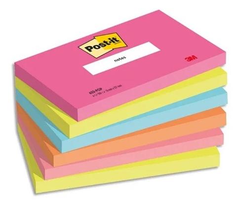 POST-IT POPTIMISTIC 76X127 COLORATI CONF DA 6 3m