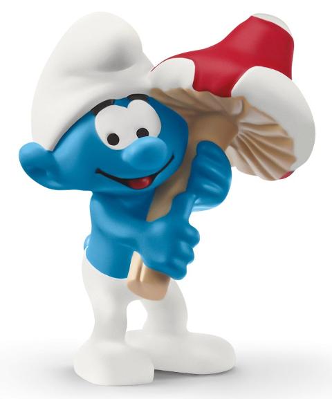 Puffo con portafortuna (the SMURFS - Price red) Schleich