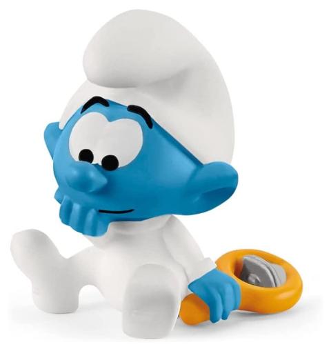 Baby Puffo con sonaglio (the SMURFS - Price red) Schleich