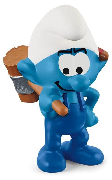 Puffo Operaio (the SMURFS - Price red) Schleich