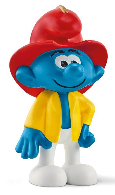 Puffo vigile del fuoco (the SMURFS - Price red) Schleich