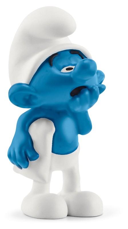 Puffo Pigrone (the SMURFS - Price red) Schleich