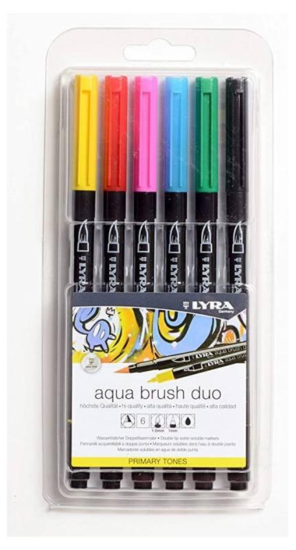 LYR AQUA BRUSH DUO PRIMARY SET 6 PZ fila