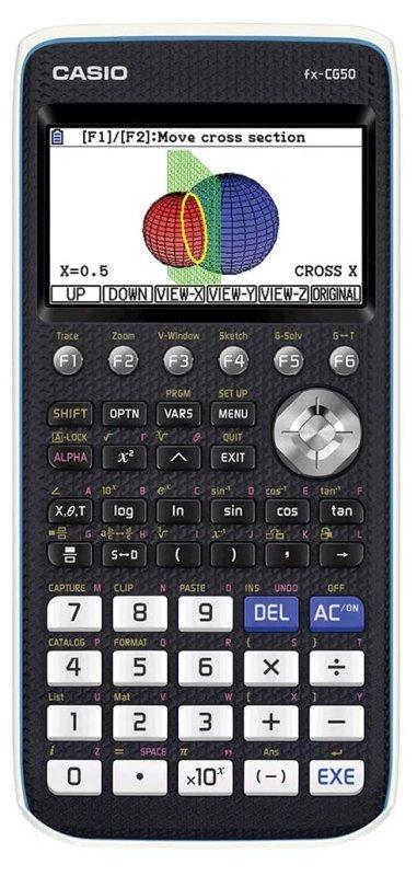 Casio Fx-Cg50 Calcolatrice Grafica Senza Cas Con Display A 65.000 Colori, 8.9 x 1.9 x 18.8 Cm casio