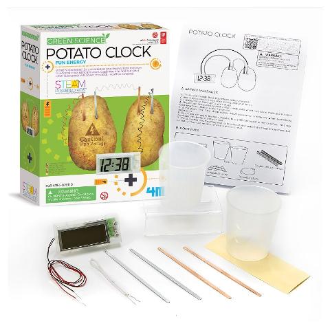 Green Science Eco-Orologio POTATO CLOCK 4M