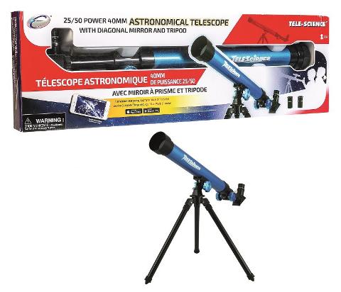 TELESCOPIO 25X 50X CON TREPPIEDE Distributori Giocattoli (importazione)