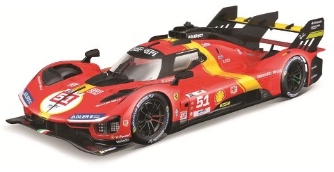 1/18 499P LMH Red #50 bburago