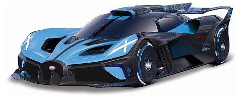 1/18 - Bugatti Bolide Met. Black/Blue bburago