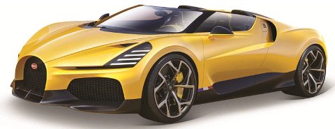 1/18 Bugatti Mistral Yellow bburago