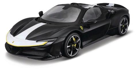 1/18 SF90 Spider Assetto Fiorano Met. Black bburago