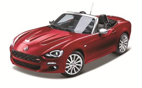 1/24 Fiat 124 Spider Met Red bburago