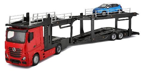 1/43 STR. FIRE Multicar Carrier Iveco S-Way w/front trailer + 2022 Audi RS e-tron GT bburago