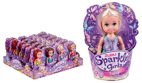 SPARKLE GIRLZ 4.7'' Mini Fairy Cupcake,24pcs/PDQ Zuru