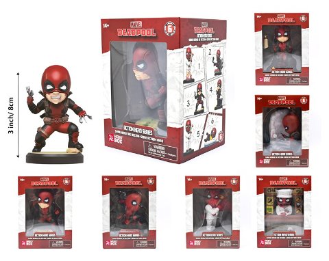 Hero Box Deadpool Action Hero Series ASSORTED CTN (12 Units) Toys Matter Europe Limited