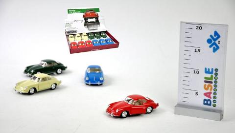 DISPLAY 12 PORSCHE CARRERA 2 356 B 1:32 RETROCARICA Distributori Giocattoli (importazione)