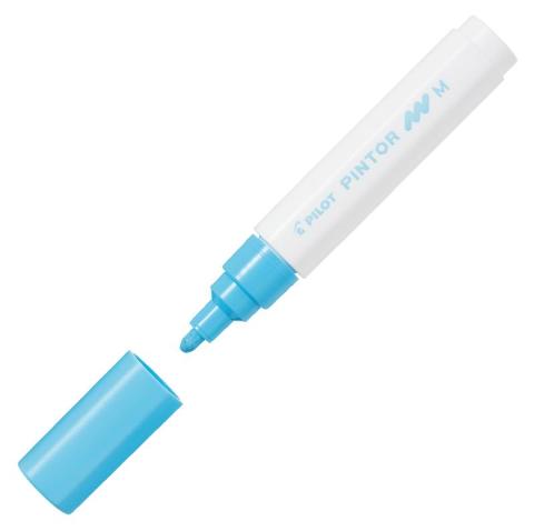 PILOT MK PINTOR MARCATORE A TEMPERA TRATTO MEDIO 1,4MM COLORE BLU CHIARO pilot