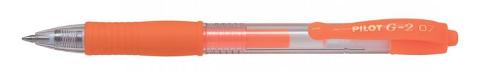 Pilot G-2 neon punta 0,7mm colore arancio pilot