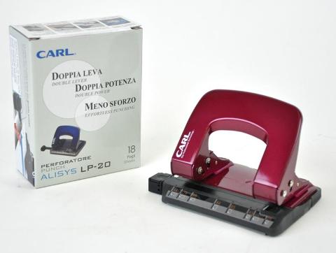 Perforatore da tavolo CARL a doppia leva con serbatoio - perfora fino a 18 fogli Balma Capoduri & C. S.p.A. (Zenith e Coccoina)