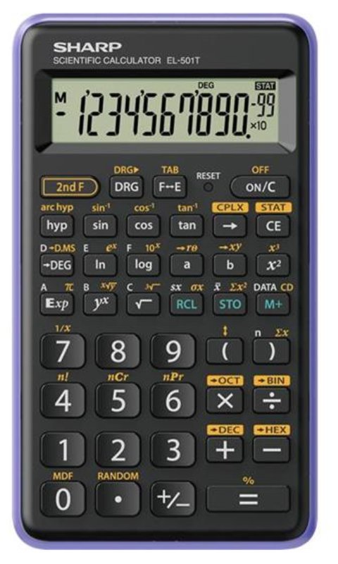 CALCOLATRICE SCIENTIFICA SHARP EL501TBVL 146 funzioni, 10 cifre, blister, viola Sharp (Calcolatrici)