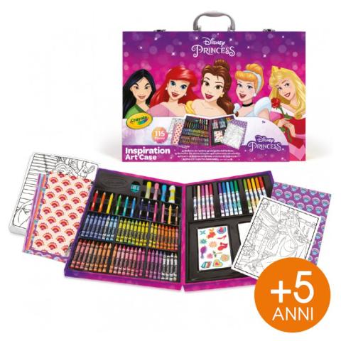 VALIGETTA ARCOBALENO DISNEY PRINCIPESSE Crayola (distr. Binney & Smith)