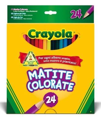 24 Matite Colorate Crayola (distr. Binney & Smith)