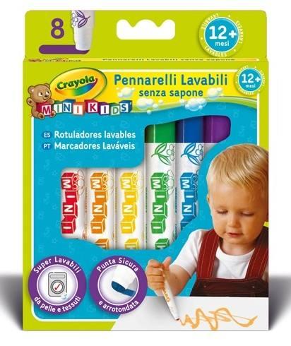 8 COLORI FIBRA MINI KIDS Crayola (distr. Binney & Smith)