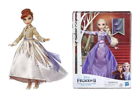 FROZEN2 BAMBOLA CON VESTITO PREMIUM DA SERA AST hasbro