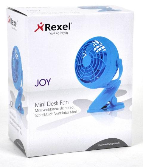Mini ventilatore da tavolo colore blu acco-brands