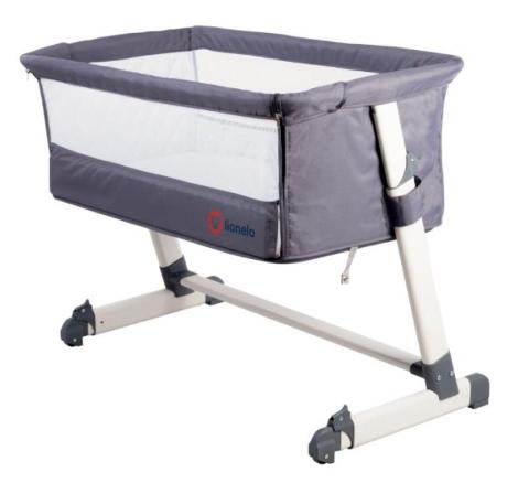 Bedside crib Theo (LO-THEO-DARK-GREY) BrandLine Group SPZOO (Lionelo)