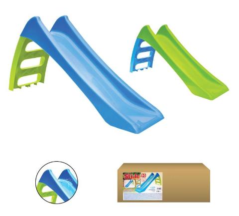 SCIVOLO IN PLASTICA 3 gradini 116x36x62,5 con innesto acqua Mandelli (ex SportImport)