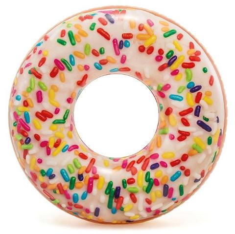 SALVAGENTE DONUT CON ZUCCHERINI COLORATI CM 99X25 STAMPA REALISTICA Intex (gonfiabile)