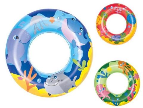 Salvagente Avventure Marine Cm. 51, 3-6 Anni, 3 Colori Assortiti Best Way (gonfiabile)