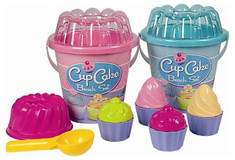 CONF. MARE DIAM. 17 cm DECORO CUP CAKE BEACH SET - Cm.17x17x21 (cartoncino) androni