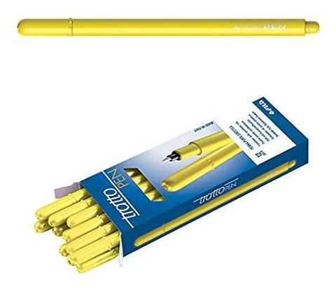 TRATTO PEN METAL GIALLO CANARINO fila