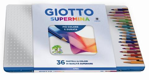 Giotto Supermina Scatola in metallo 36 pz fila