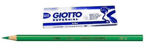 GIOTTO SUPERMINA VERDE - diametro mina 3,8mm - Confezione da 12 pezzi fila