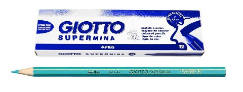 GIOTTO SUPERMINA ACQUAMARINA - diametro mina 3,8mm - Confezione da 12 pezzi fila