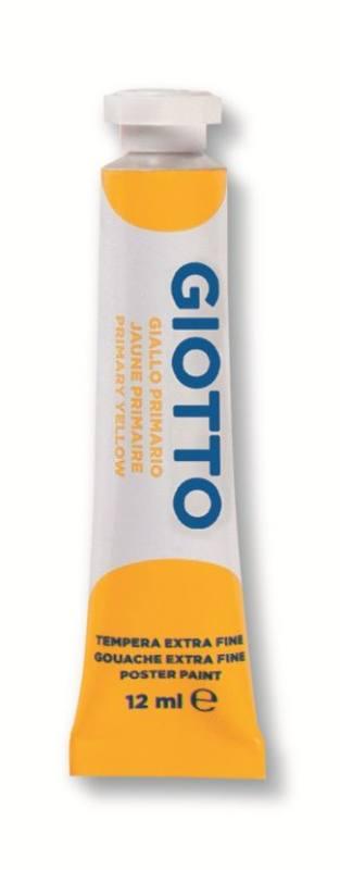 TUBO TEMPERA GIOTTO 12ML GIALLO PRIMARIO fila