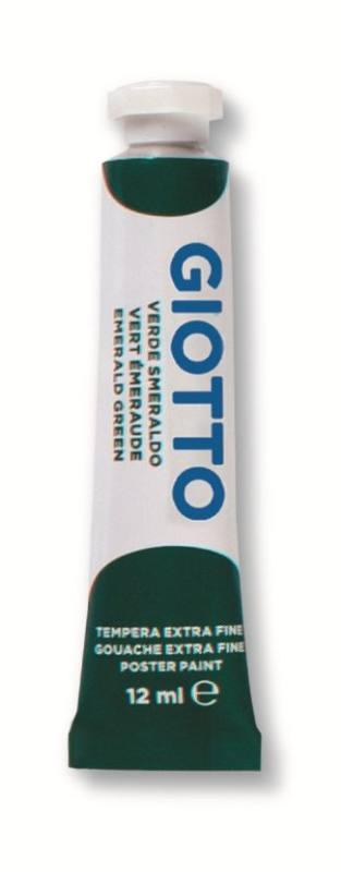 TUBO TEMPERA GIOTTO 12ML VERDE SMERALDO fila