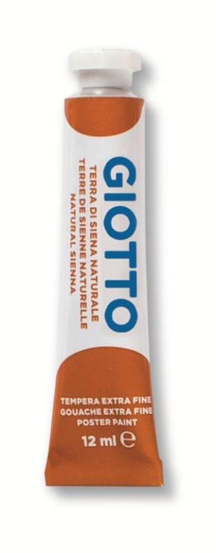 TUBO TEMPERA GIOTTO 12ML TERRA DI SIENA NATURALE fila