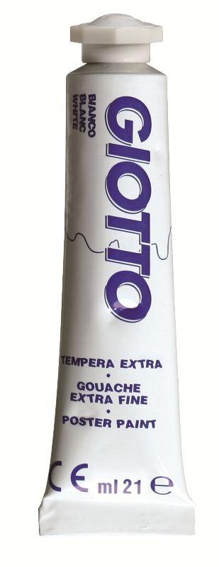 TUBO TEMPERA GIOTTO 21ML BIANCO fila