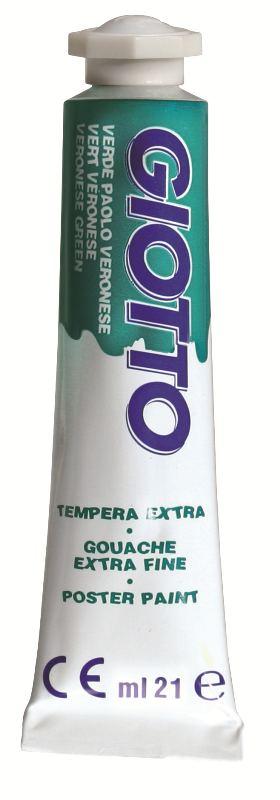 TUBO TEMPERA GIOTTO 21ML VERDE VERONESE fila