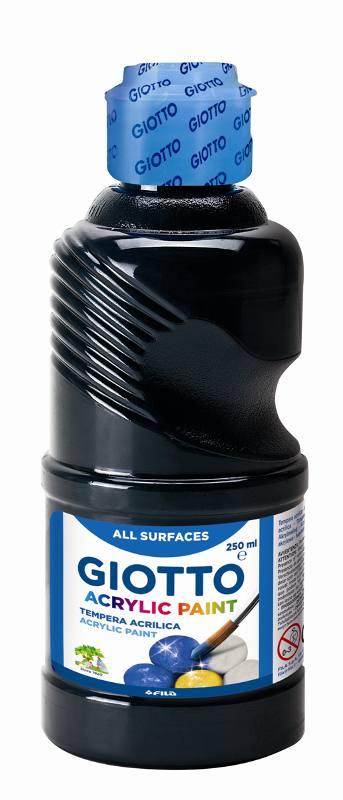 FLACONE 250ML GIOTTO ACRYLIC NERO fila