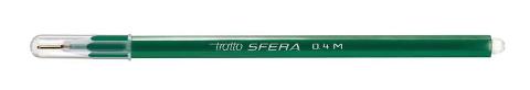 TRATTO SFERA VERDE - DIAMETRO PUNTA 0,4MM - CONFEZIONE DA 20 PEZZI fila