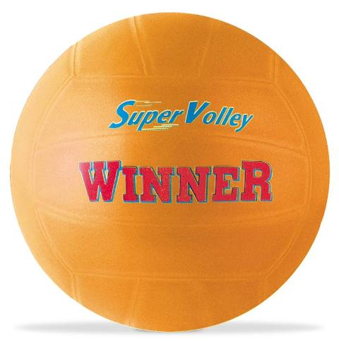 Pallone SUPER VOLLEY WINNER pallone PVC Diam.216 SGONFIO CON RETINA sc x 60 ass.to 3 col. mondo