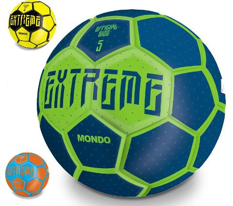 Pallone EXTREME 350 gr pallone calcio cucito SGONFIO sc x 40 ass.to 3 col. mondo