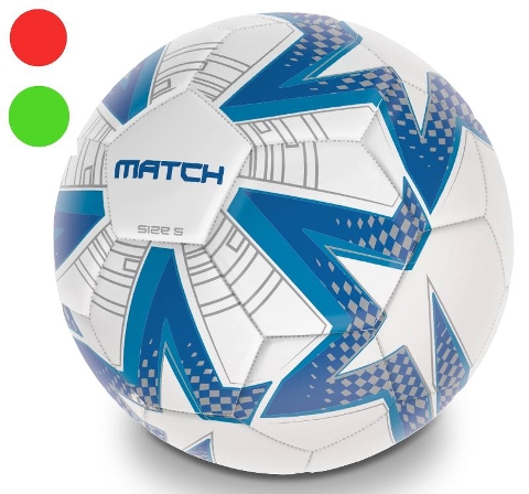 MATCH 280 gr pallone calcio cucito SGONFIO mondo