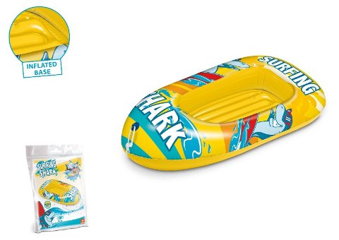 SURFING SHARK CANOTTO cm. 112 con fondo gonfiabile mondo