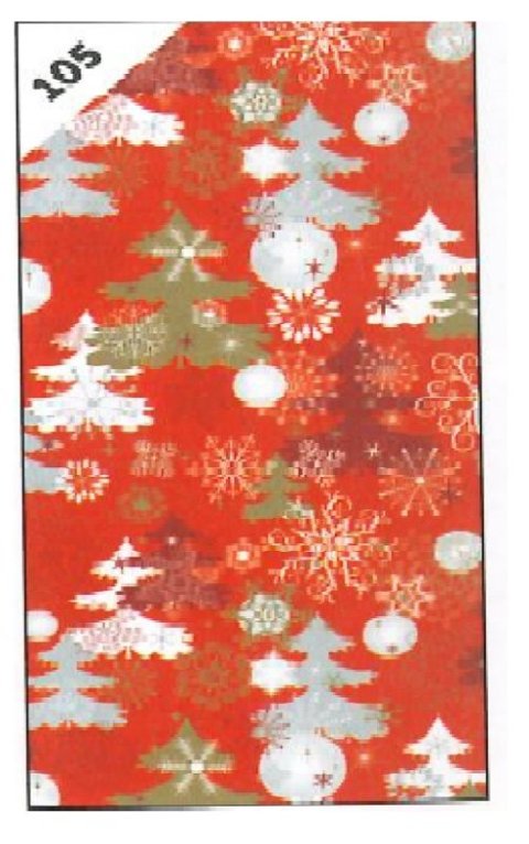 Bobina carta regalo 250mtx100h natale generico florio