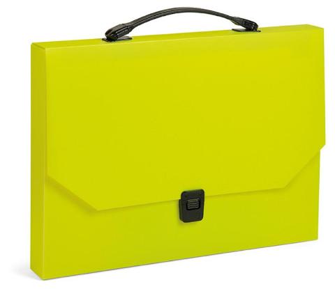 CARTELLA in Polipropilene 38x28x4 cm colore NEON GIALLA lebez